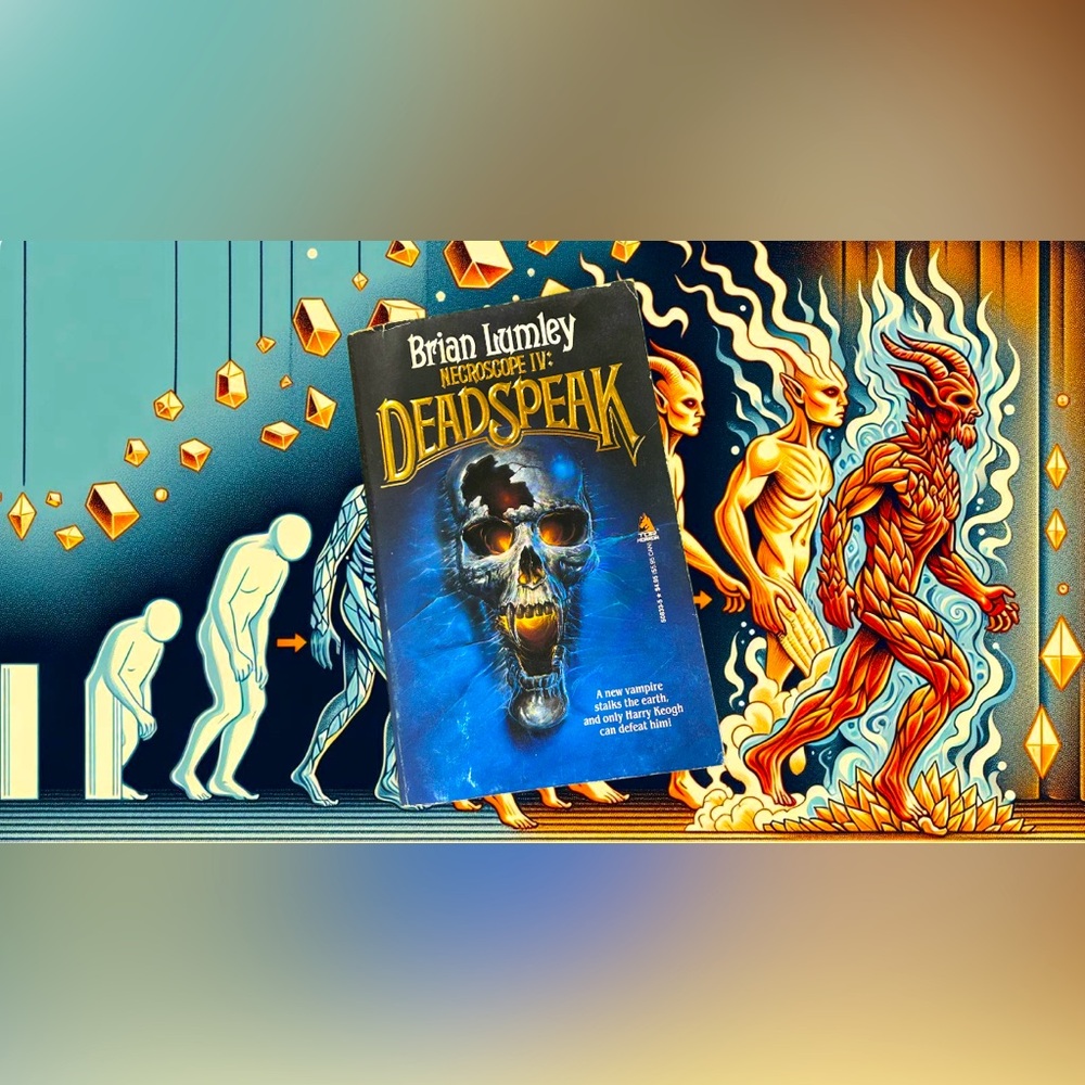 Vintage 1990 First Edition Paperback – Necroscope IV: Deadspeak by Brian Lumley